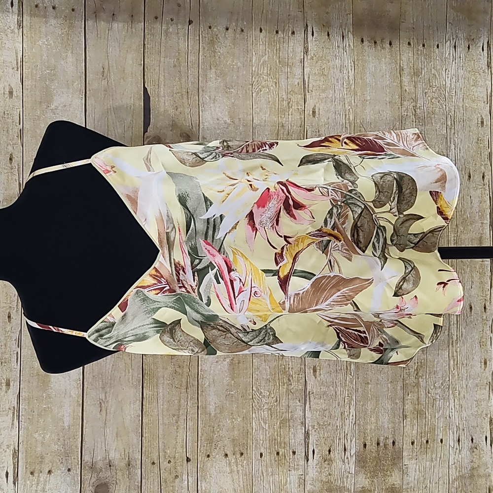 White House Black Market Darcy Floral & Lace Cami